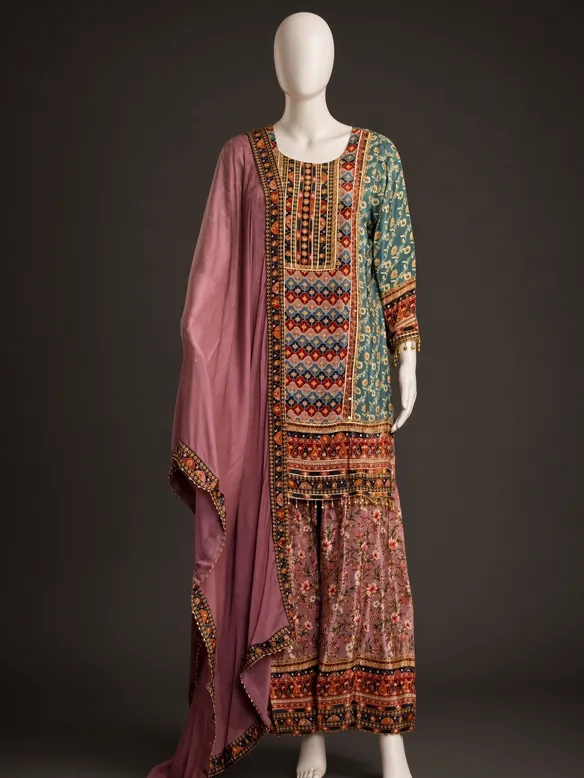 Rosewood Printed Suit Set — the piece