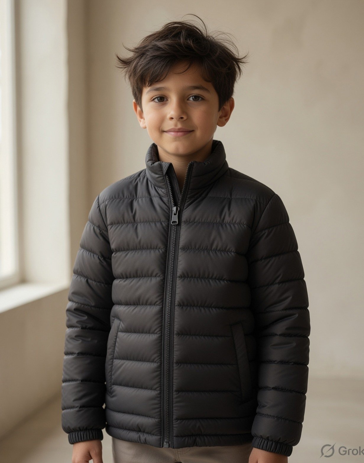 Boy's quilted jacket — view 3