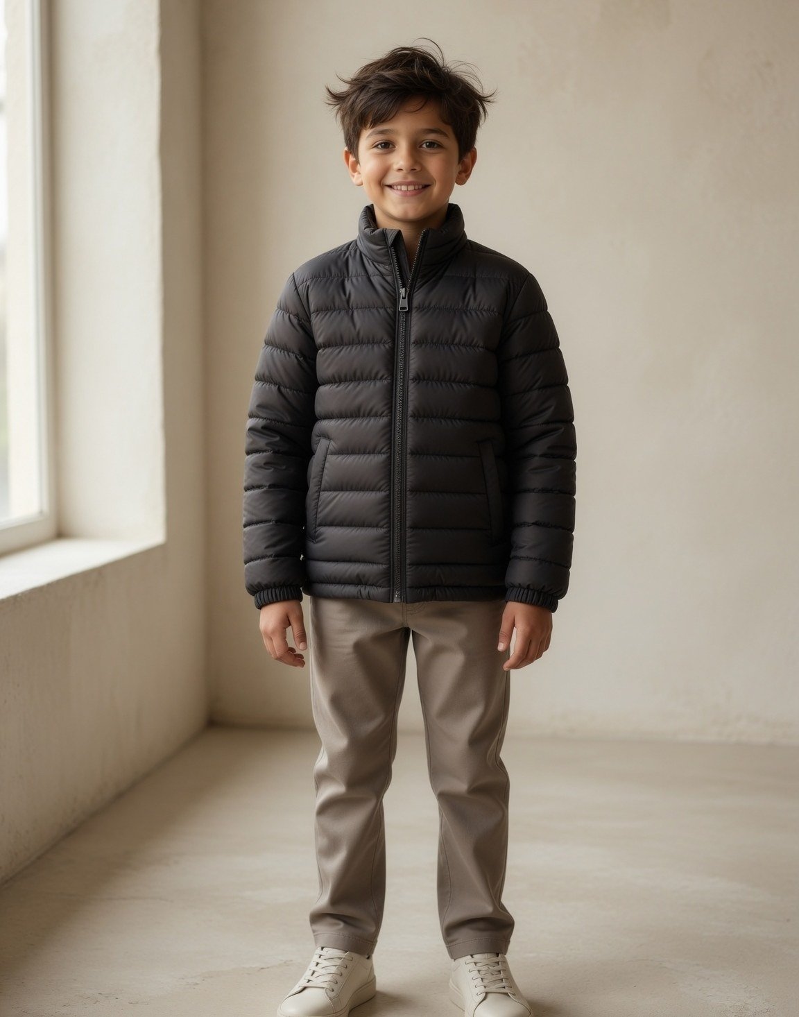 Boy's quilted jacket — view 5