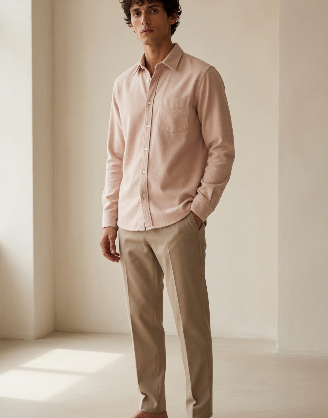 Brushed cotton shirt — view 3