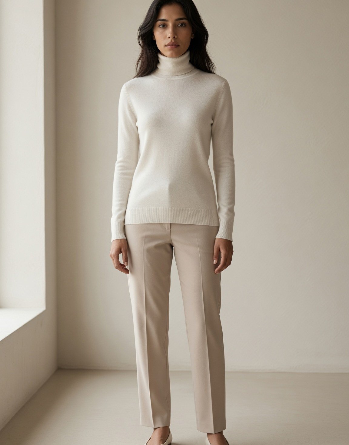 Featherweight cashmere turtleneck — view 5