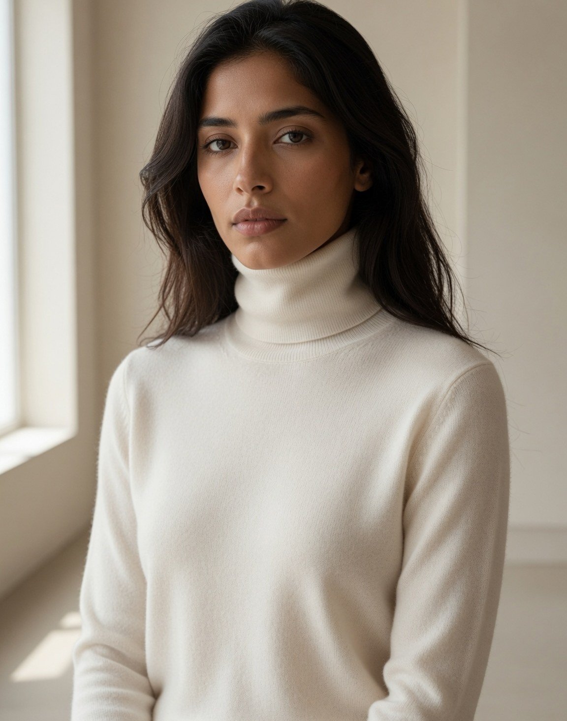 Featherweight cashmere turtleneck — view 8