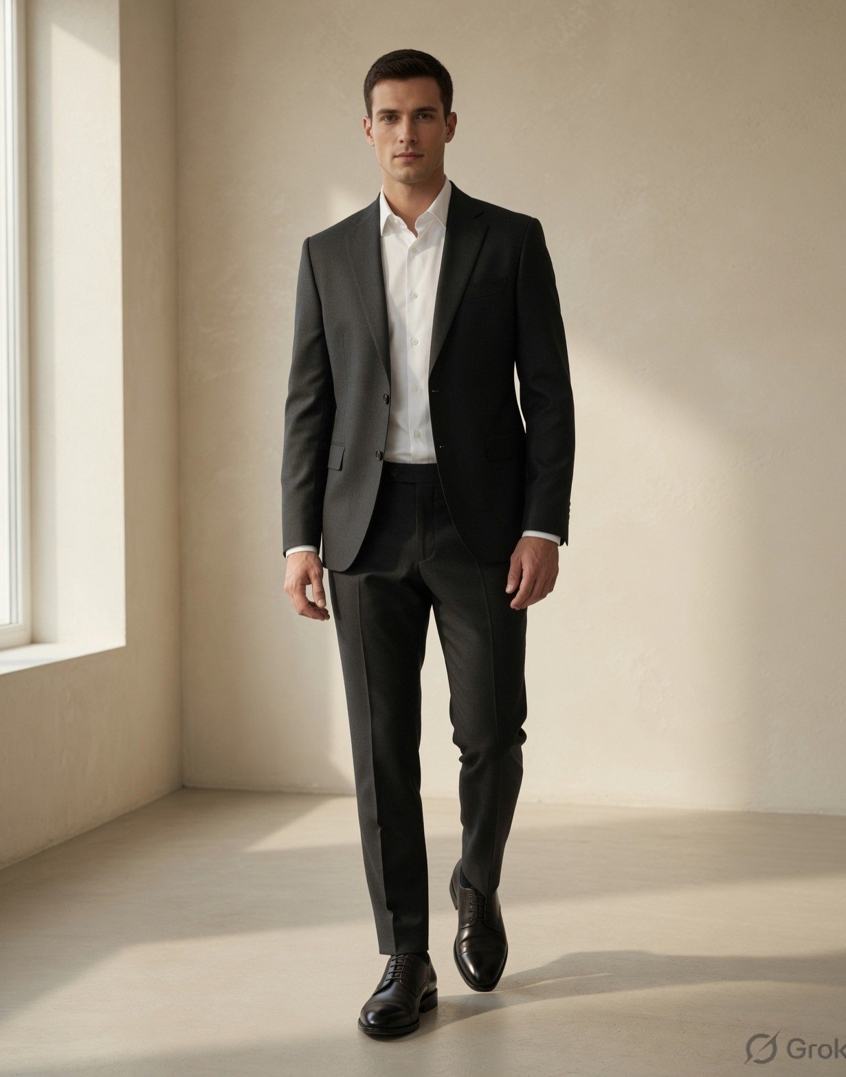 Leather derby shoes — view 5