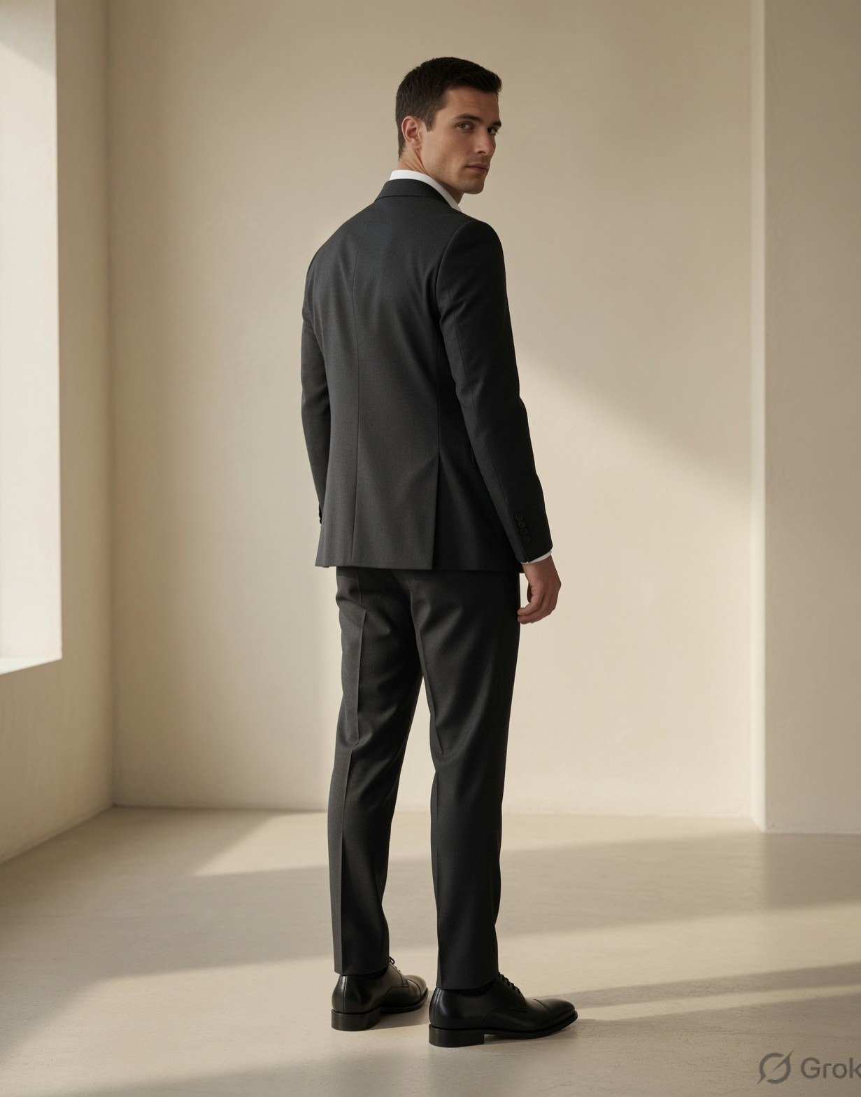 Leather derby shoes — view 6