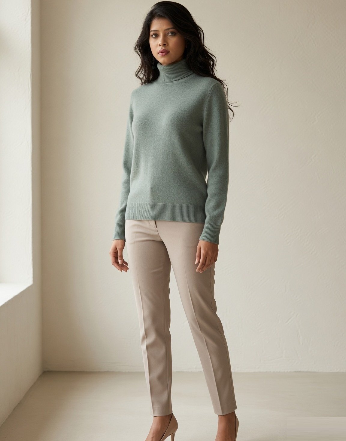 Ribbed cashmere sweater — view 5