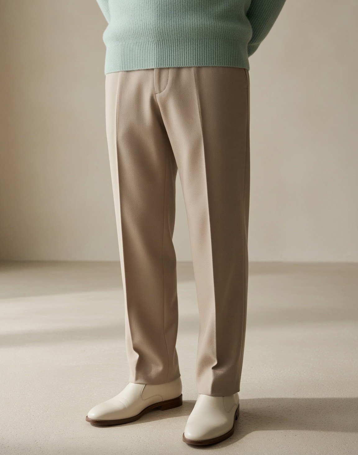 Ribbed lambswool jumper — view 4