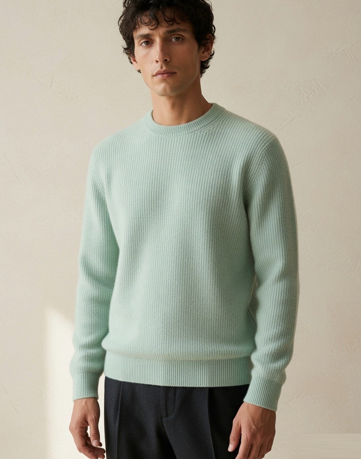 Ribbed lambswool jumper — view 7