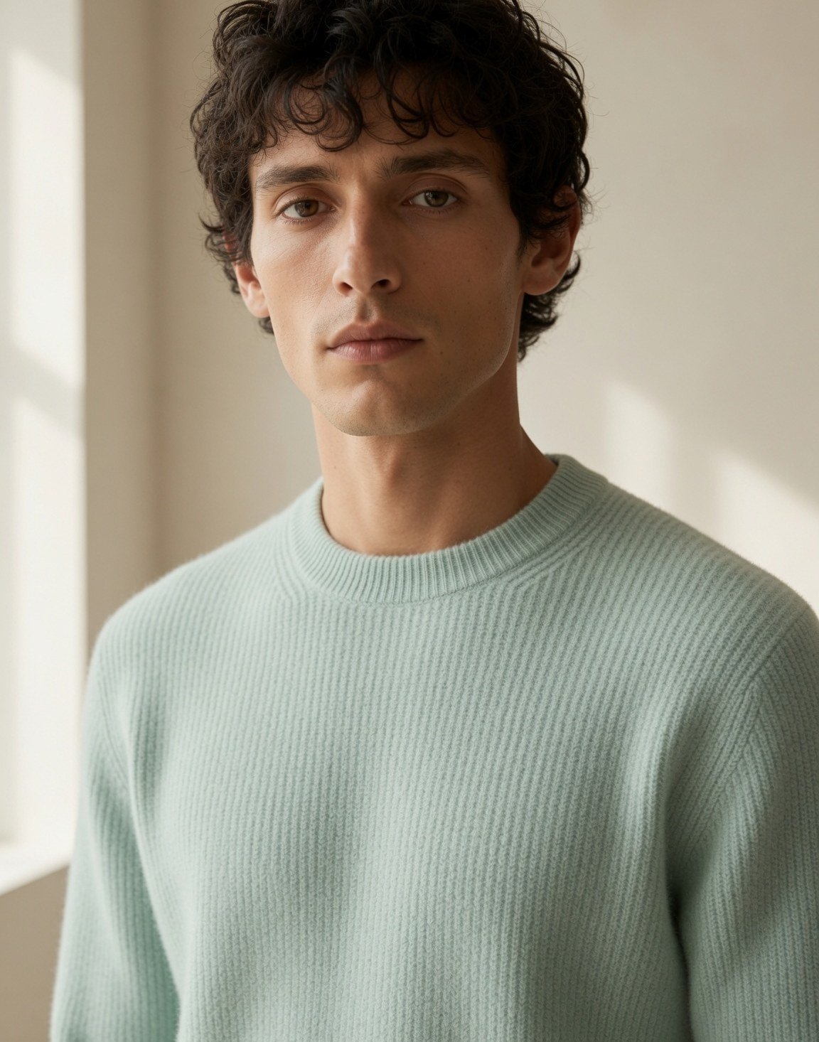 Ribbed lambswool jumper — view 9