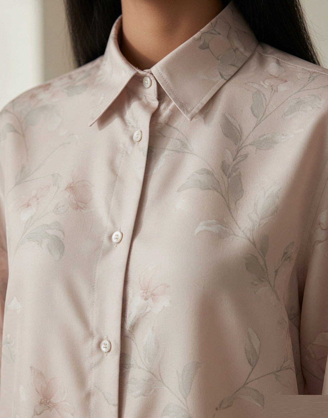 Wildflower silk shirt — view 3