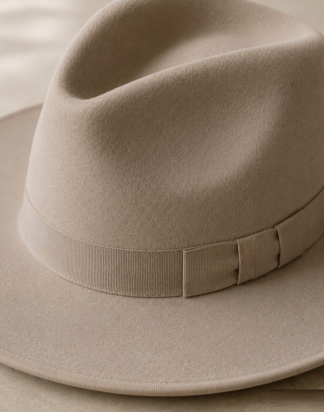 Wool felt wide-brim hat — view 3